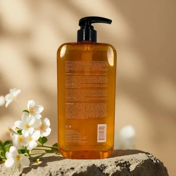 NWT Luseta Citrus & Collagen Energizing Hydrating Body Wash 33.8 fl oz - Picture 2 of 12